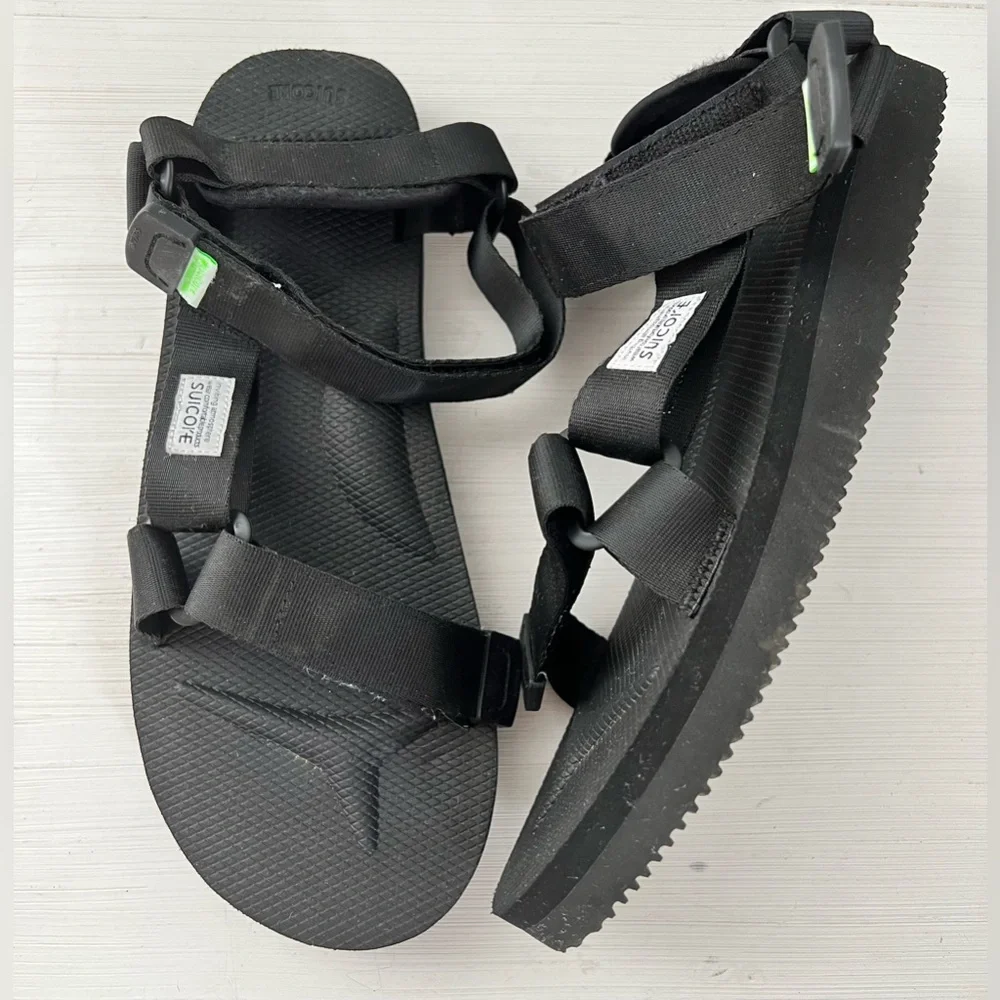 Suicoke men’s black stylish sandals